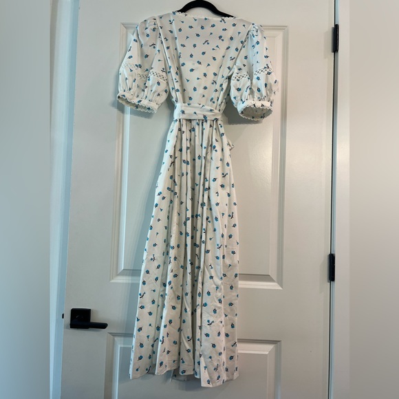 Kate Spade white puff sleeved dress - Picture 5 of 5